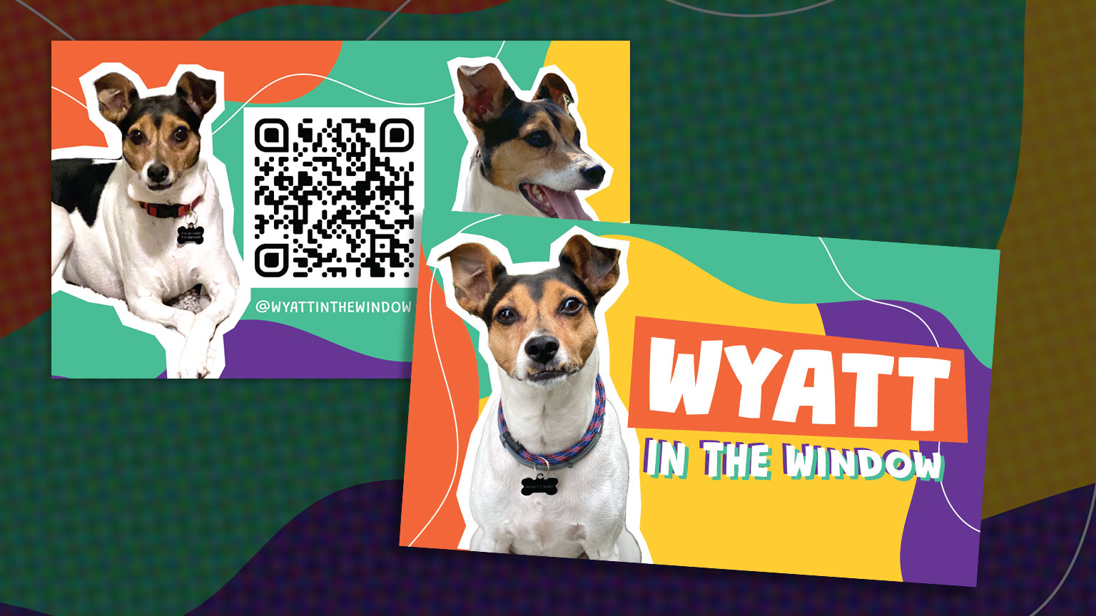 Wyatt in the Window business cards